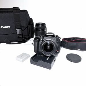 Canon Rebel T1i EOS Camera w/ EFS 18-55mm & 55-250mm Lenses + Carrying Bag
